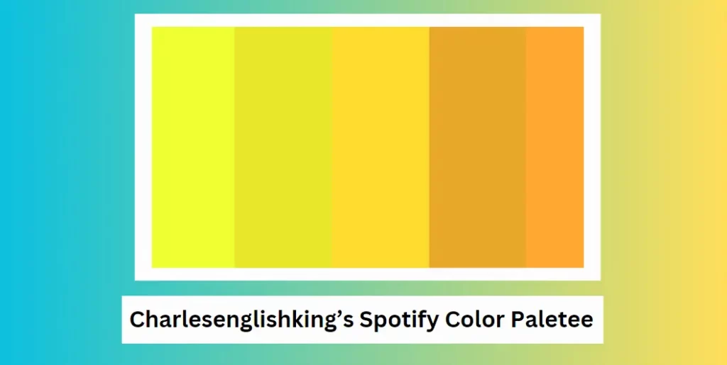 Charlesenglishking’s Spotify Color Paletee