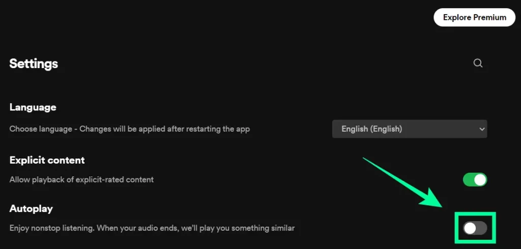 Disable Spotify AutoPlay on Desktop