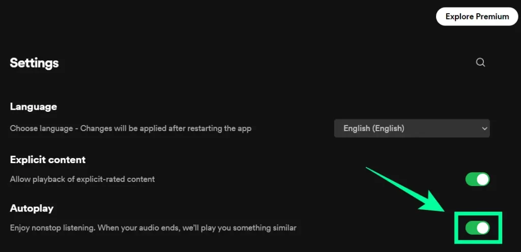Enable Spotify AutoPlay on Desktop