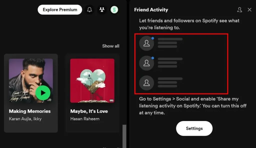 Add Friends on Spotify Desktop app now