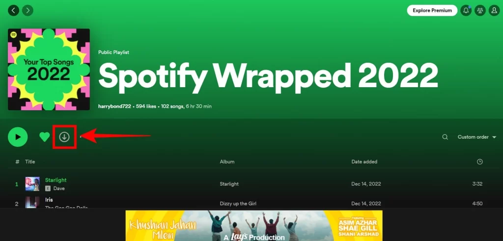 Download Spotify songs on Desktop