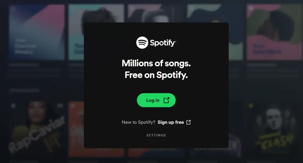 Sign Up your Spotify account on Window