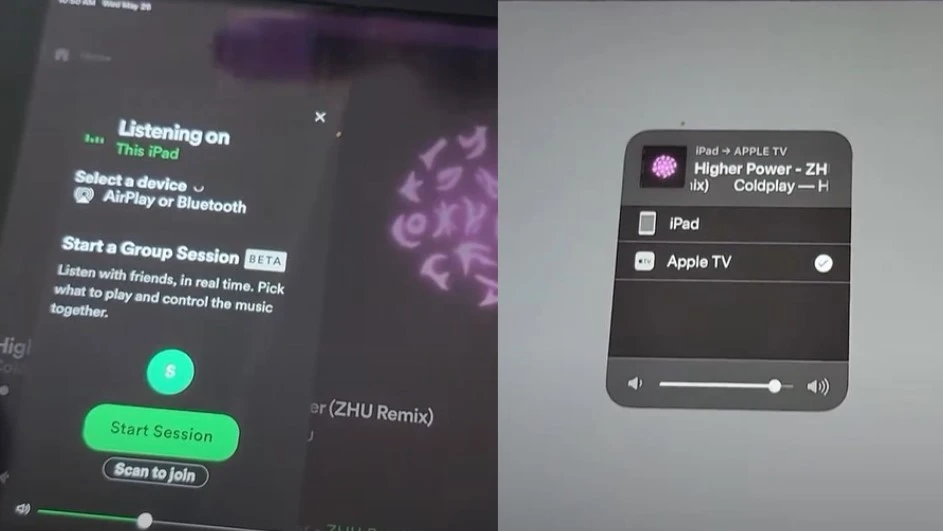 Connect Spotify to Smart TV with AirPlay