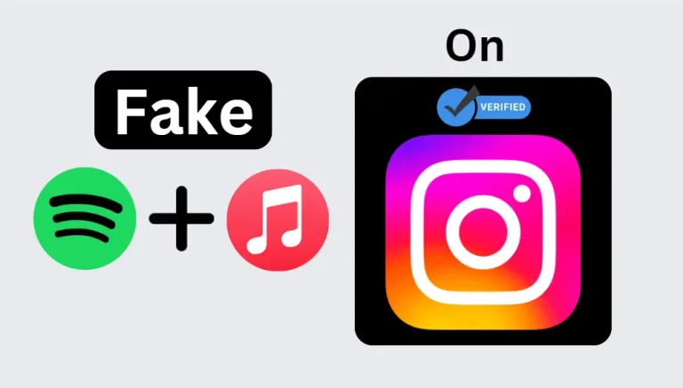 Fake Spotify and Apple Music Profiles on Instagram