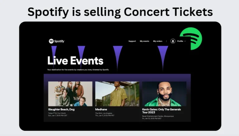 Spotify is Launching to Sell Concert Tickets on its Platform