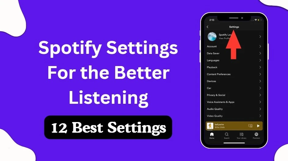 Spotify settings for better listening